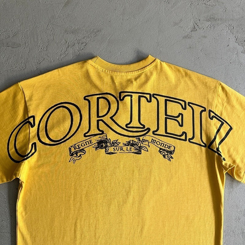 CORTEIZ - ROYALE HEAVYWEIGHT TEE - [BLACK/WHITE/HONEY BLACK/PINK/GREY]