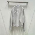 Acne Studios - Zip-up sweatshirt - Pale Grey/Black