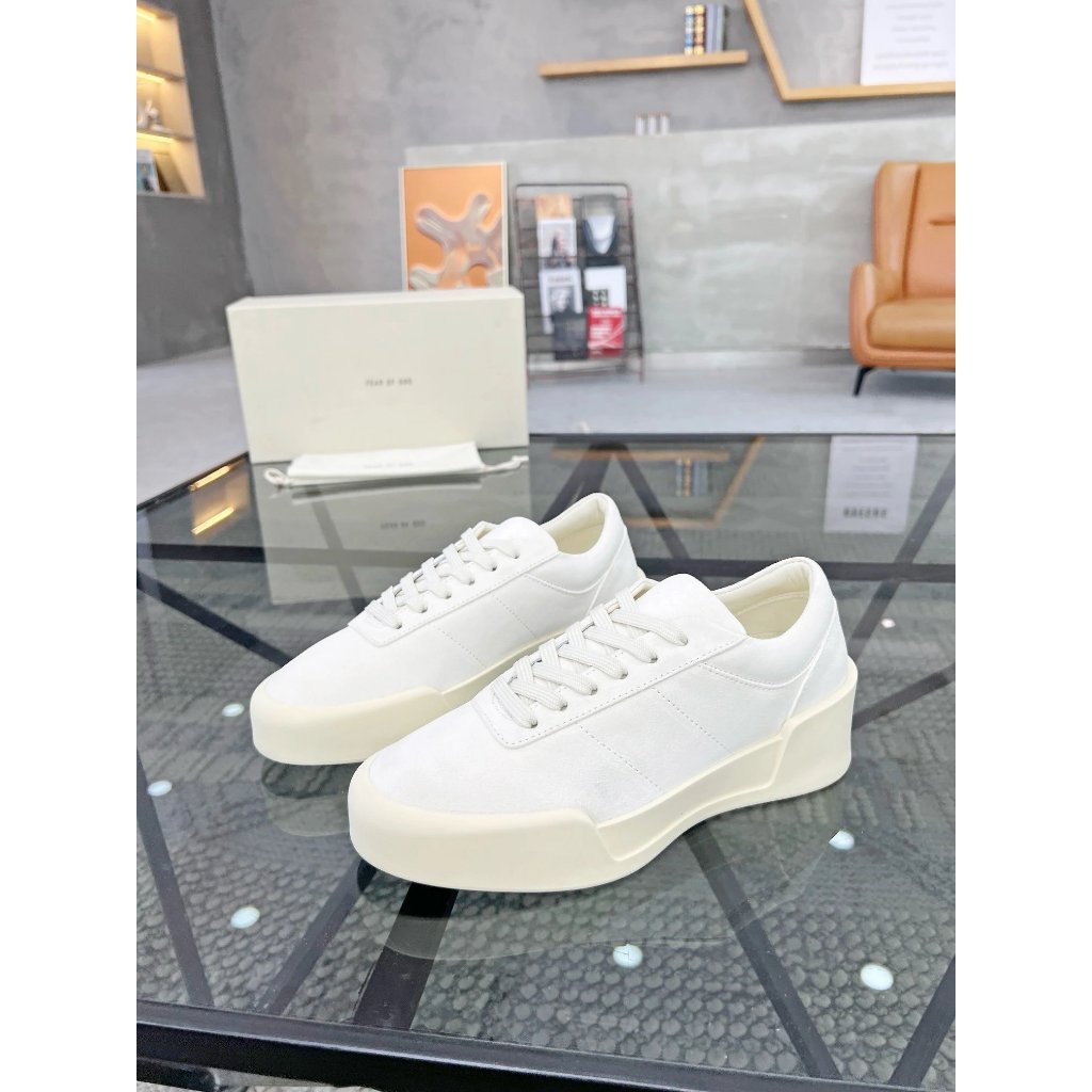 Fear of God Aerobic Low Sneakers - White - Suede/Leather [100% BNIB]
