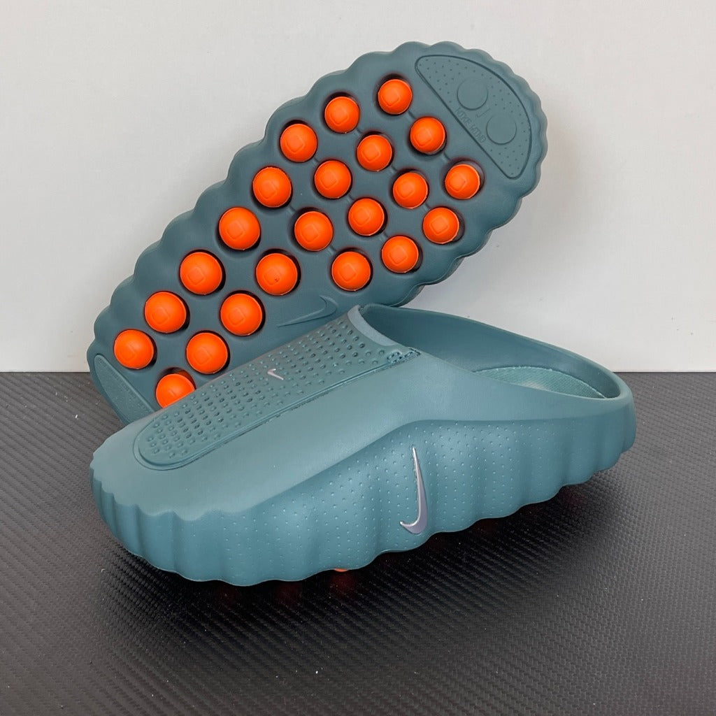 Nike Mind 001 Slide 'Mineral Slate' - Mineral Slate/Metallic Platnium/Light Pumice/Hyper Crimson - HQ4307-300