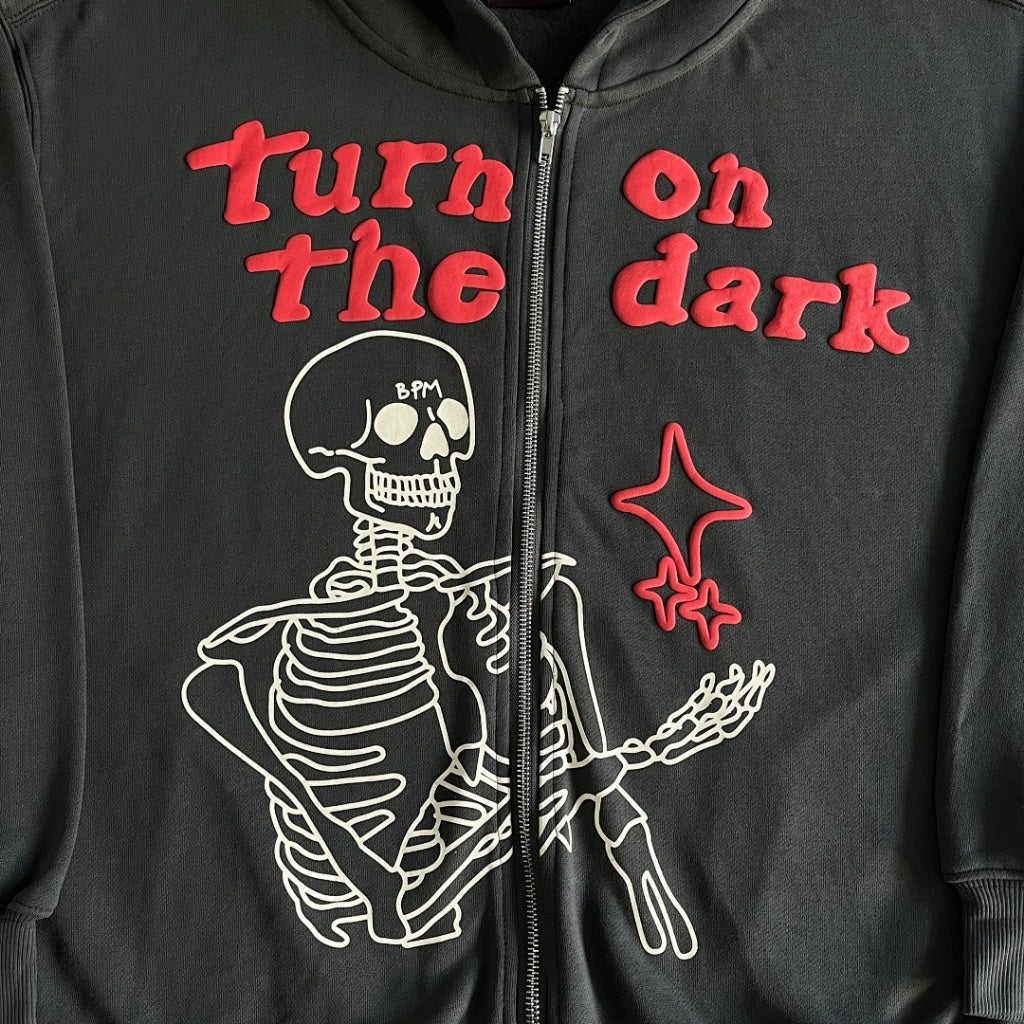 Broken Planet Market Hoodie - 'turn on the dark'