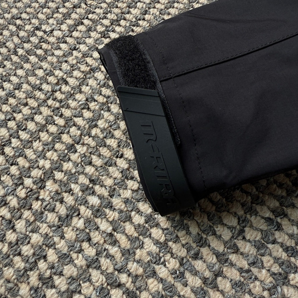 mertra - Monogram Shell Jacket 2.0 - Black - Water sensitive monogram pattern effect