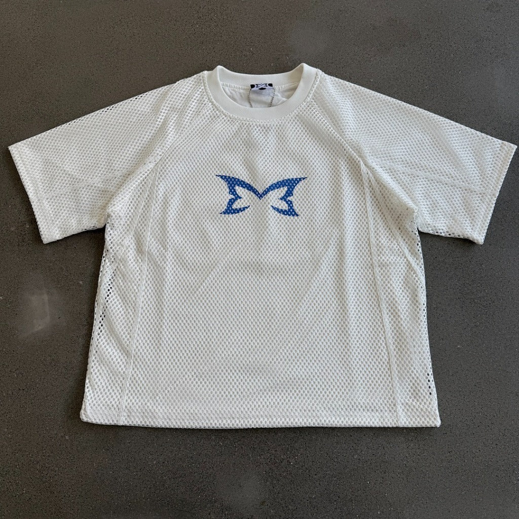 MERTRA - Layered Mesh Jersey - White