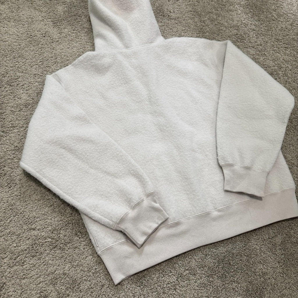Pilled Zip Up Hooded Sweatshirt - Grey - SP