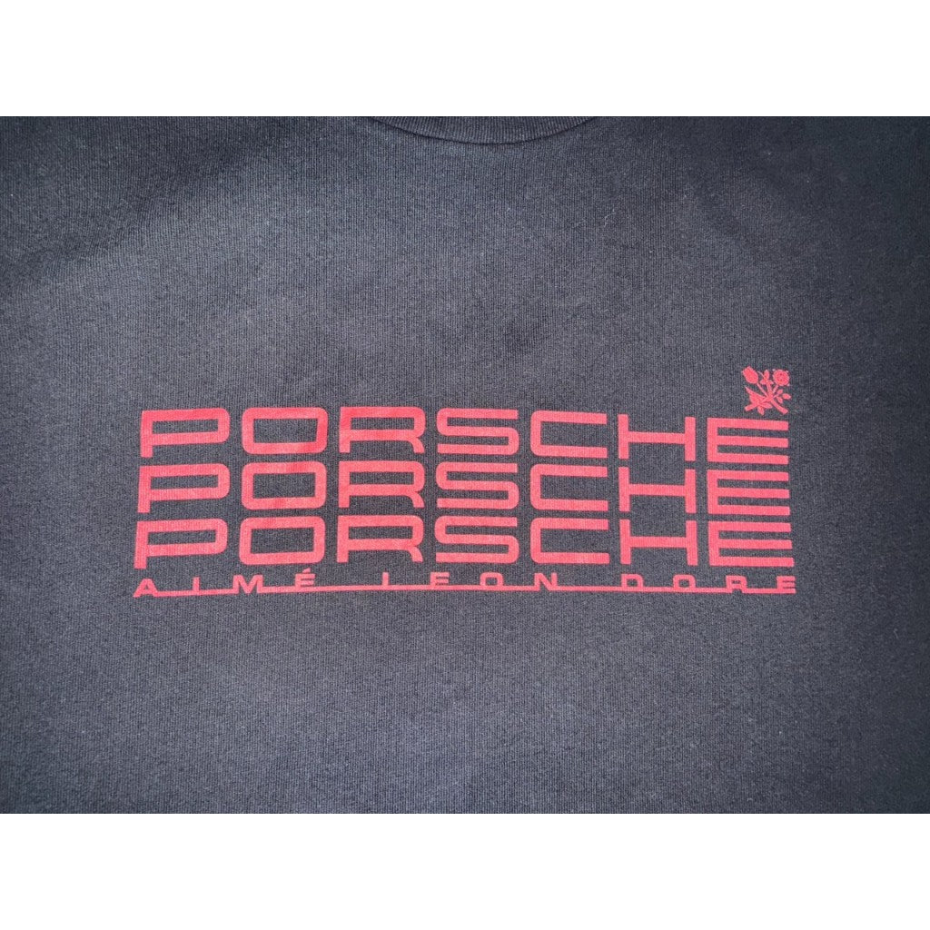 Aime Leon Dore Porsche Racing Tee Jet Black