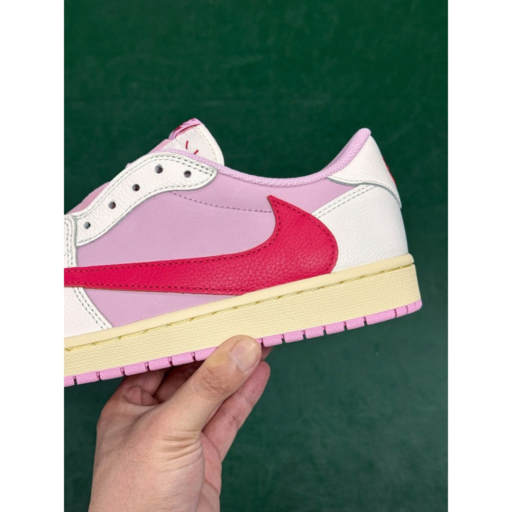 Travis Scott x Air Jordan 1 Low “Pink Pack” - Tropical Pink
