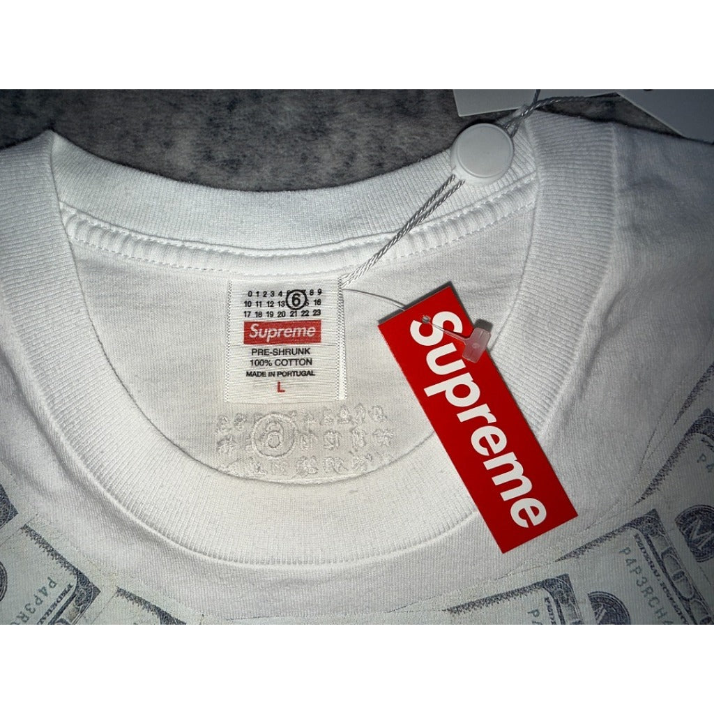 Supreme x MM6 Maison Margiela Money Tee
