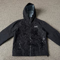 mertra - Monogram Shell Jacket 2.0 - Black - Water sensitive monogram pattern effect
