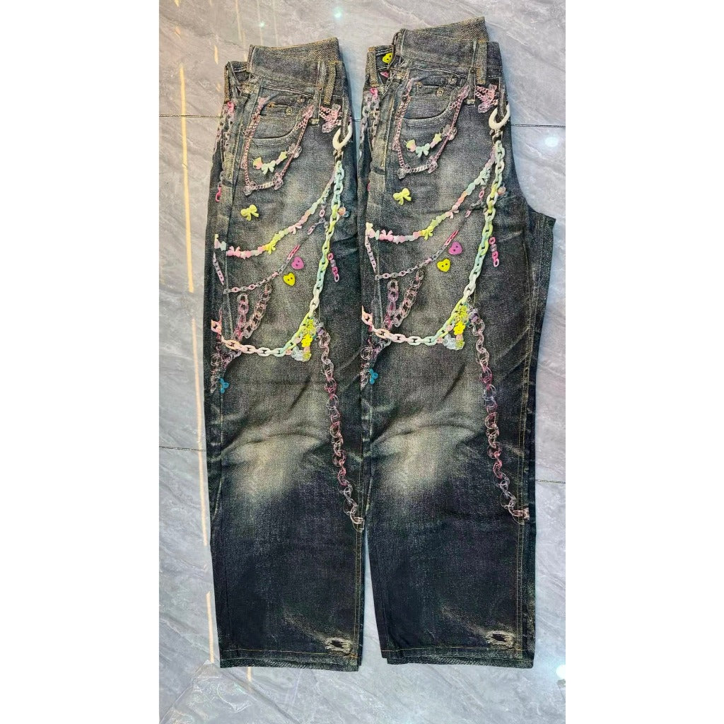 ACN STD 'Digital Candy chains' 1981 Dusty Blue Jeans