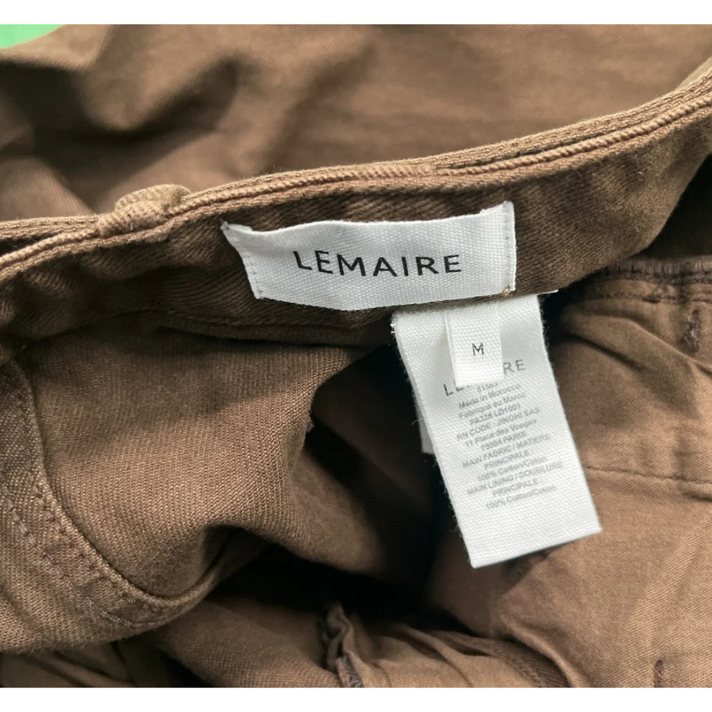 Le'maire Twisted Belted Pants 'Espresso'