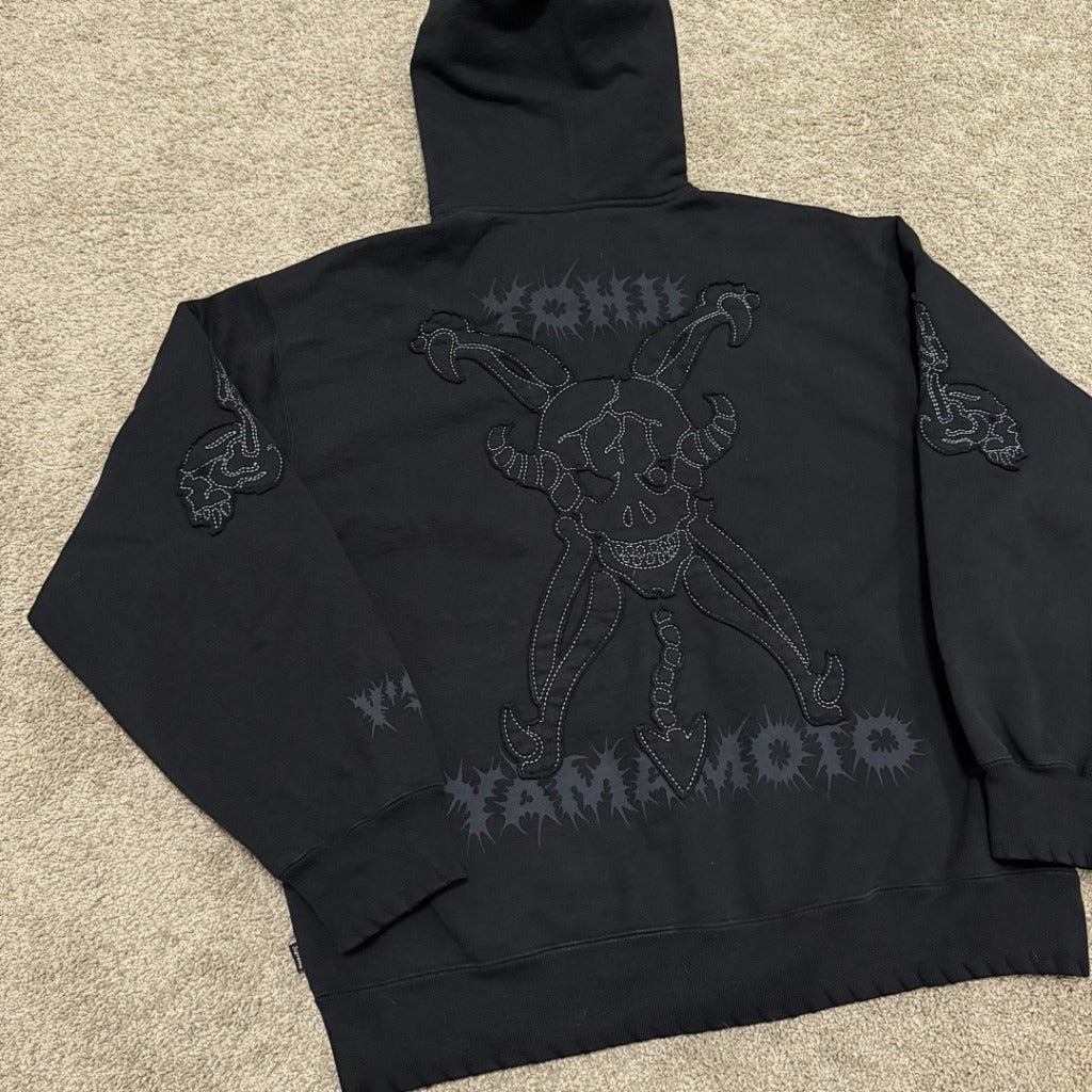 Ys by Yohji Yamamoto Zip Up Hoodie - Black - SP.