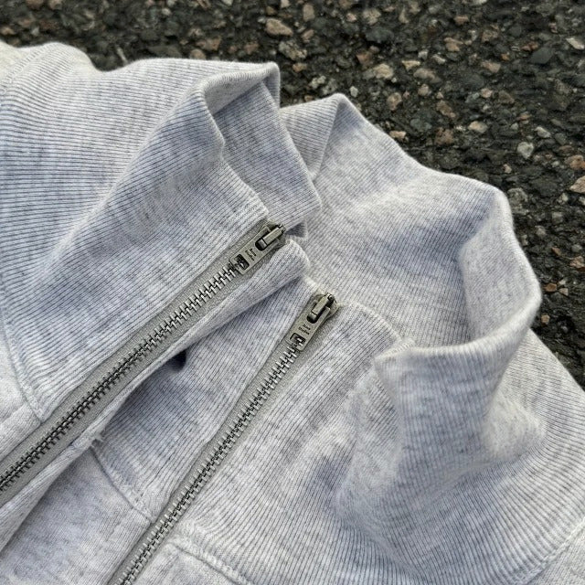 Acne Studios - Zip-up sweatshirt - Pale Grey/Black