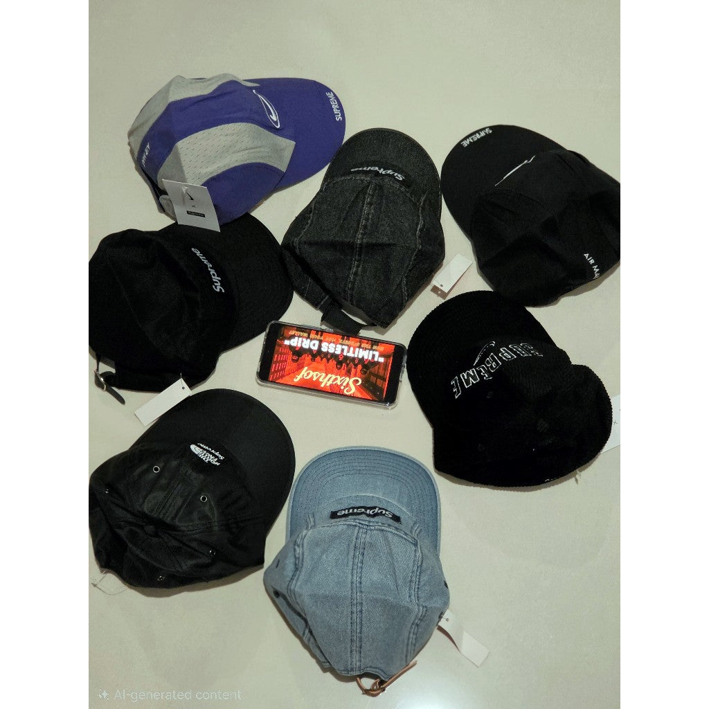 Cap Collection - 5 Panel/6 Panel/Fitted/Snapback/Camp - All Seasons - S.U.P