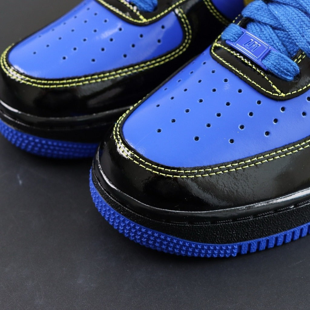 Central Cee x SYNA WORLD x Nike Air Force 1 Low "Black Optic/Yellow/Racer Blue" (Friends & Family) [ IQ1402-010]