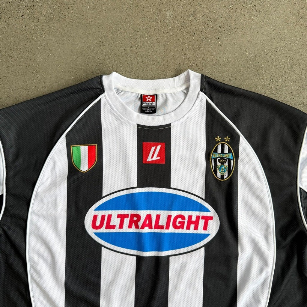 JUVE LONGSLEEVE JERSEY WHITE/BLACK - ultralight london UK
