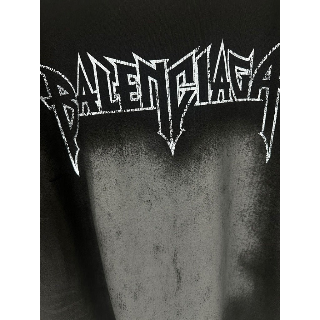 Paris Moon distressed tee - Balenciaga