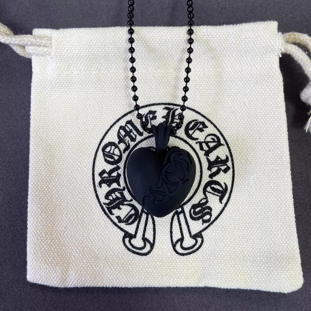 Tokyo Anniversary 20th Silicone Rubber Necklace - Heart Pendant - C.H
