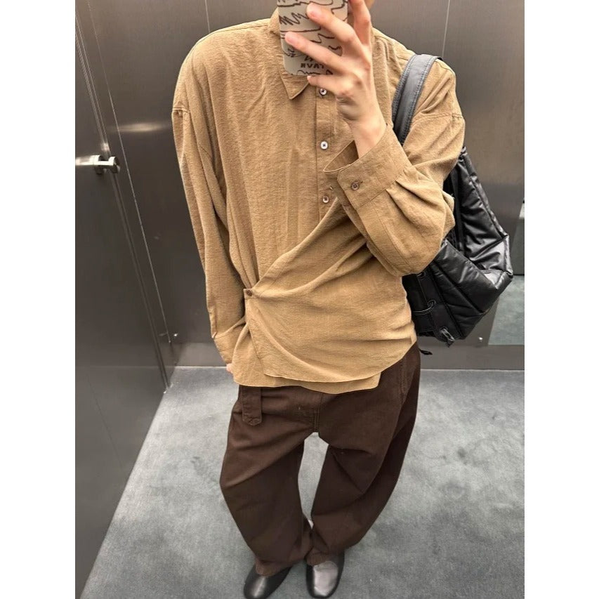 Le'maire Twisted Belted Pants 'Espresso'