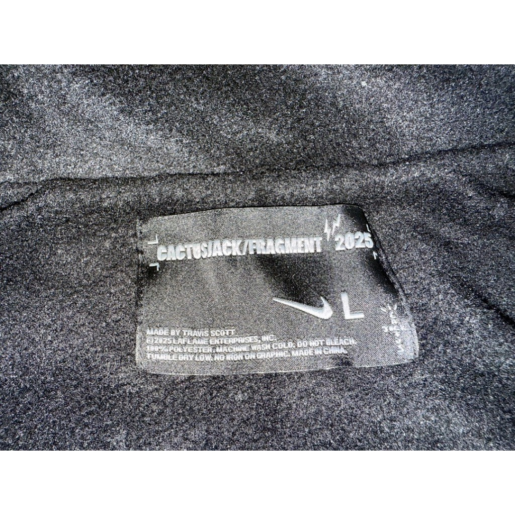 Travis Scott Cactus Jack x Fragment x Nike Fleece Zip Jacket "Black"