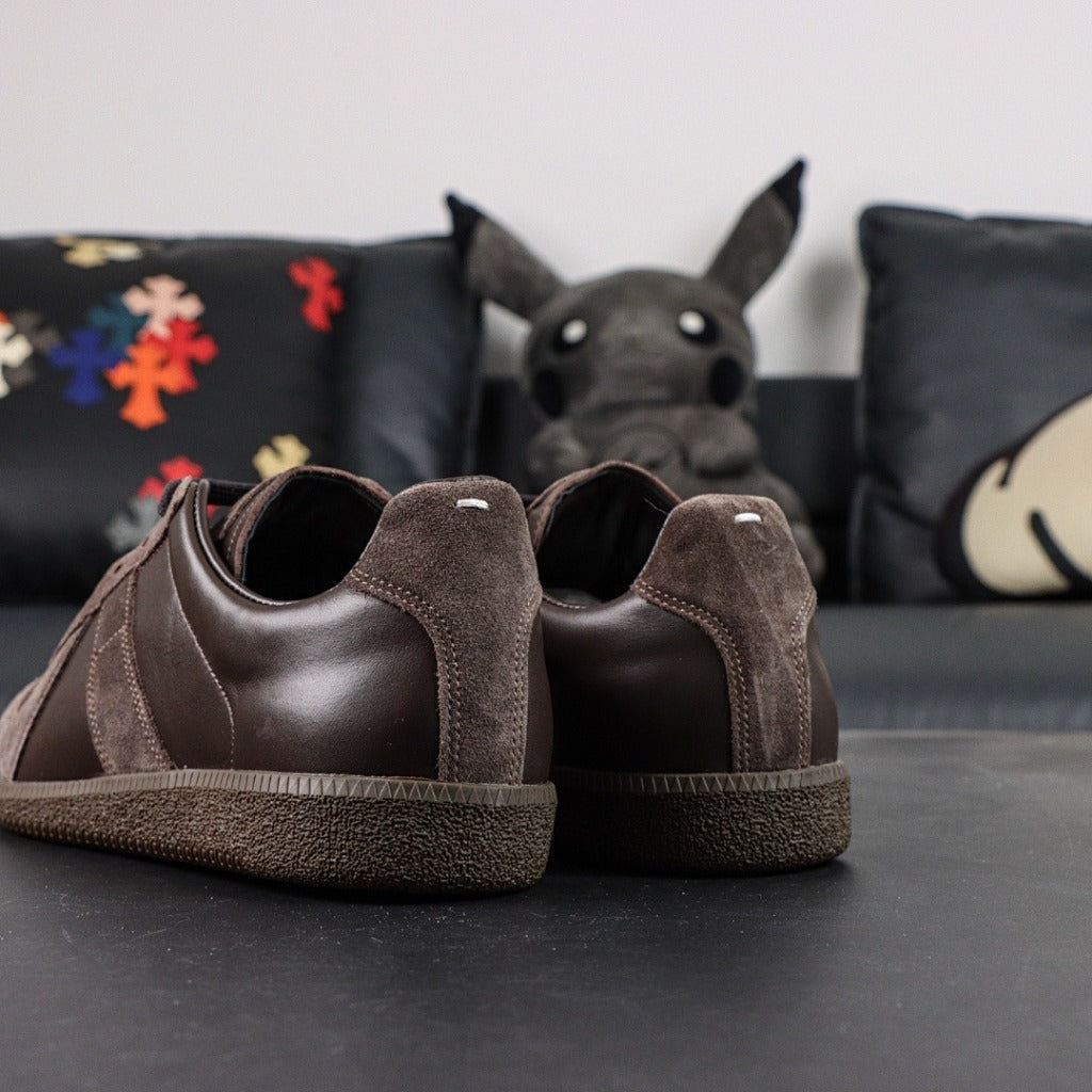 Maison Margiela Calfskin Replica Sneakers (GATS) - Brown - BNIB 100%