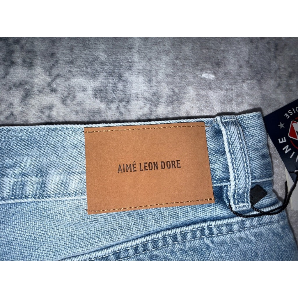Aime Leon Dore New York Mets Denim Shorts 'Light Wash'