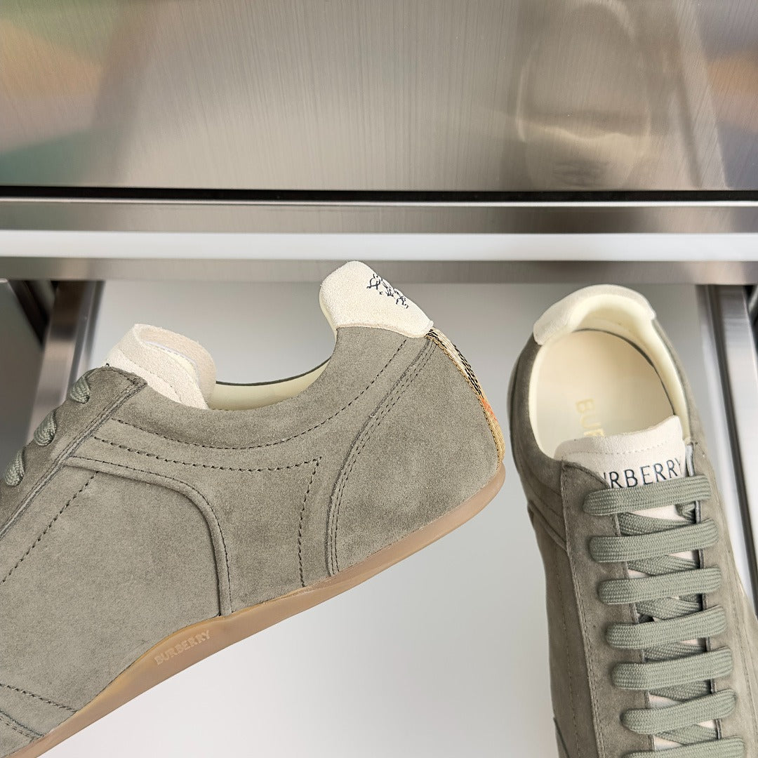 Burberry - Green Suede Knight Runner "Airforce Tawny"