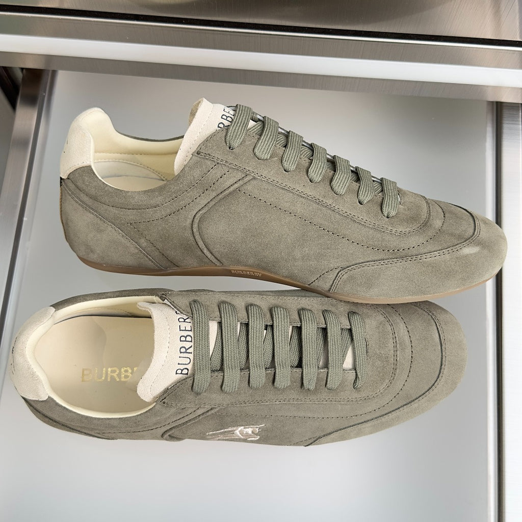 Burberry - Green Suede Knight Runner "Airforce Tawny"