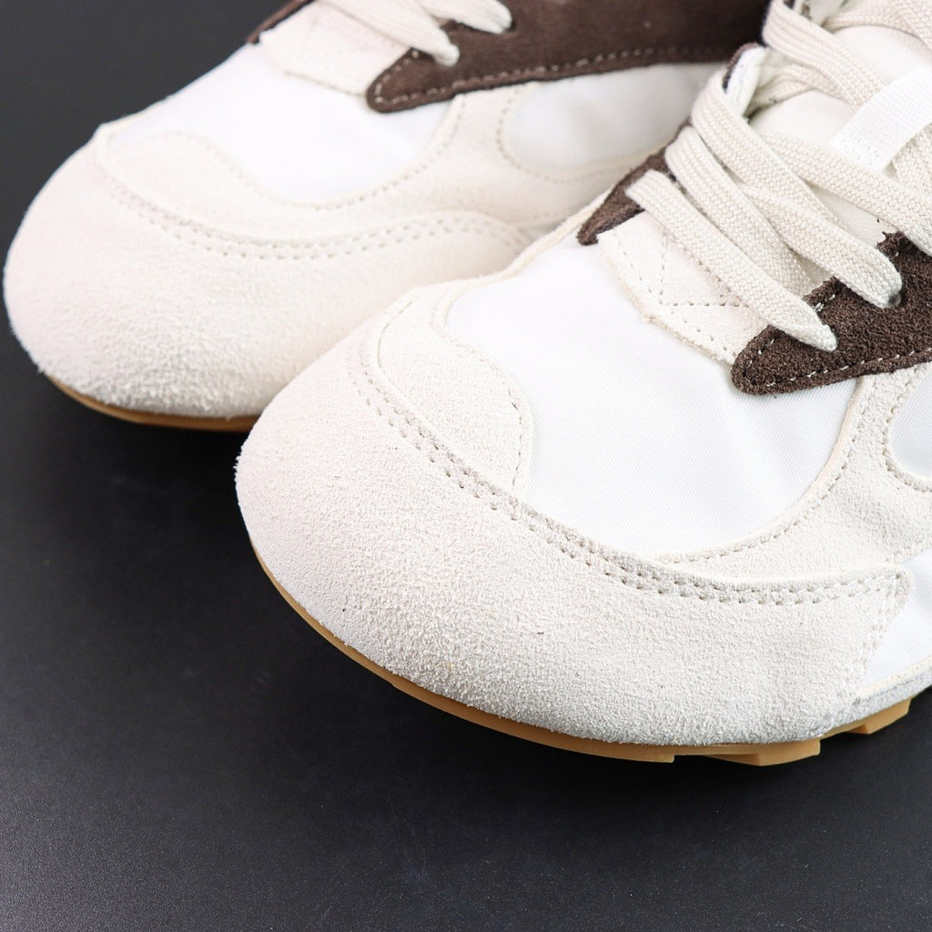 Bottega Veneta - Orbit Flash suede-trimmed sneakers