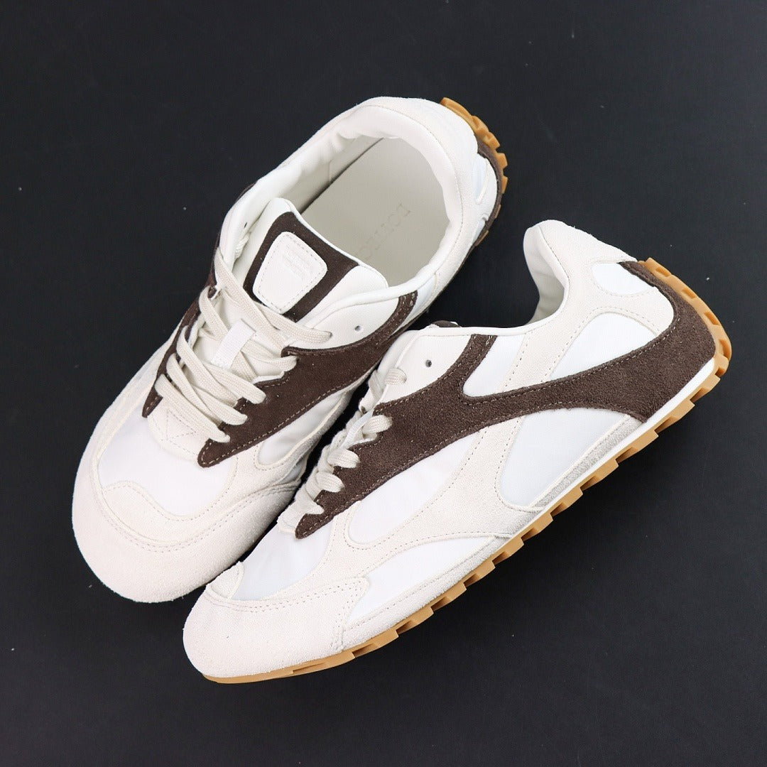 Bottega Veneta - Orbit Flash suede-trimmed sneakers