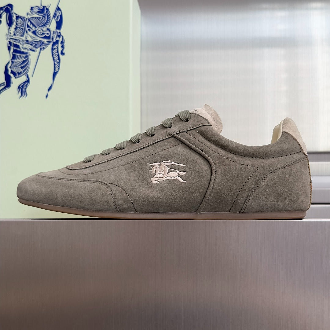 Burberry - Green Suede Knight Runner "Airforce Tawny"