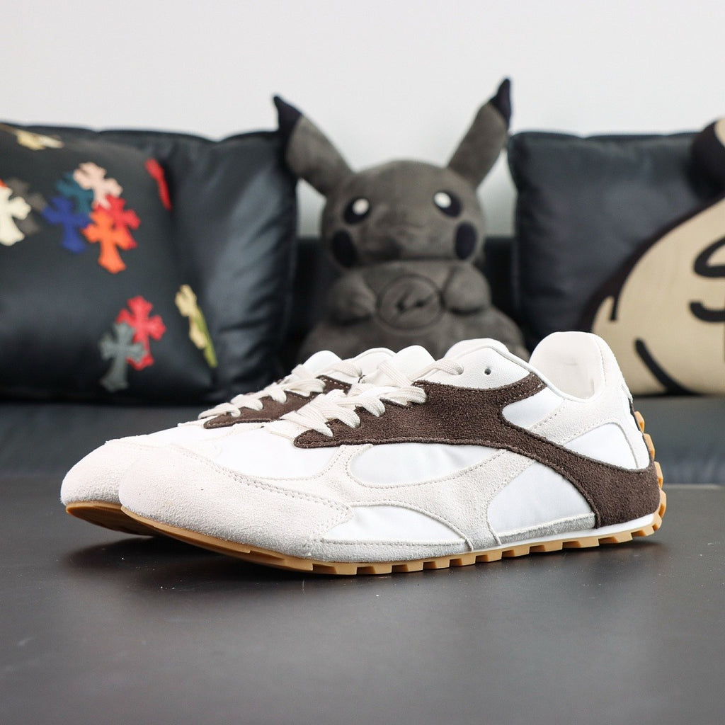 Bottega Veneta - Orbit Flash suede-trimmed sneakers