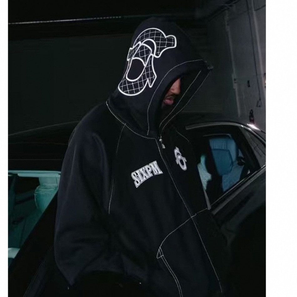 Icons Zip Hoodie Black | 6PM® x True Religion®