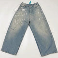 Acne Studios - 'Light Blue Splatter' - 2023M - Super Baggy Fit Jeans