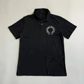 Silver Button Horseshoe Button Polo Shirt - Chrome Hearts