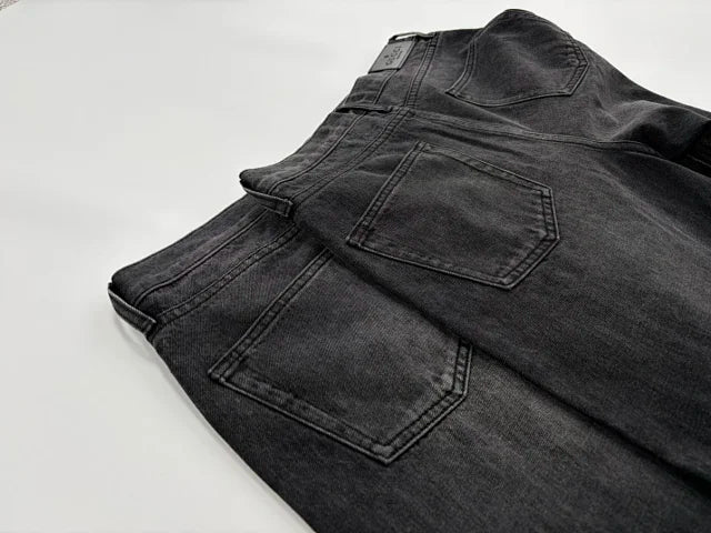 Gucci by Demna Horsebit Jeans - Washed Grey