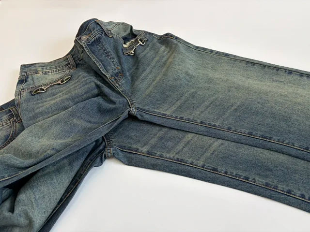 Gucci by Demna Horsebit Jeans - Washed Blue