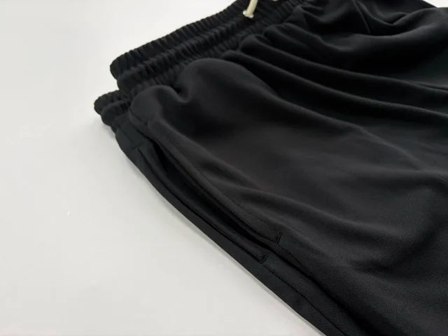 CELINE SS22 Black Double-Sided Knit Casual Shorts
